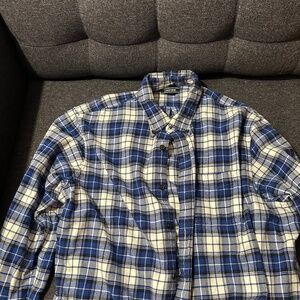 Lands' End Plaid Flannel